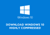 Windows 10 Highly Compressed 10mb ISO Free Direct Download