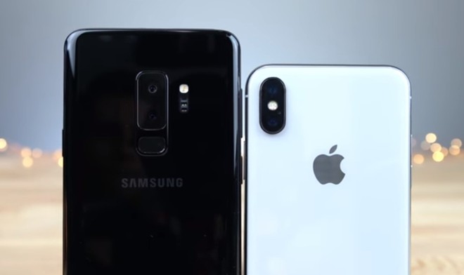Comparison of Samsung Galaxy S9 Plus and iPhone X, Samsung Galaxy S9 Plus, iPhone X, Samsung Galaxy S9 Plus and iPhone X