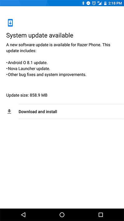 How to Install Official Android 8.1 Oreo Update on Razer Phone , Razer Phone, Android 8.1 Oreo Update on Razer Phone , Android 8.1 Oreo, Install Official Android 8.1 Oreo Update on Razer Phone