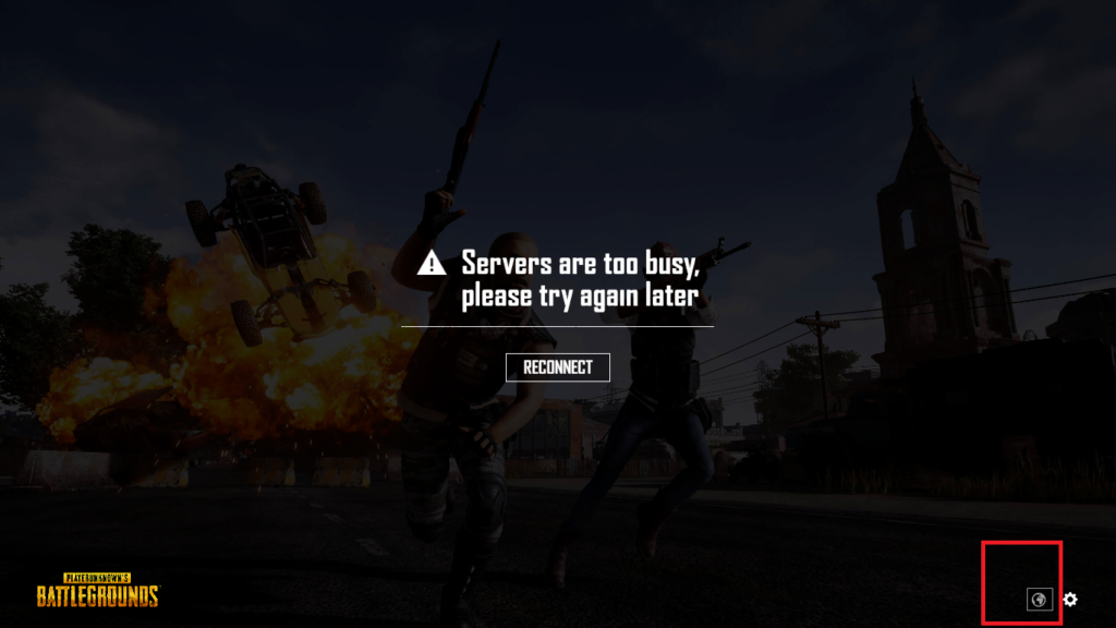PUBG Servers are Too Busy