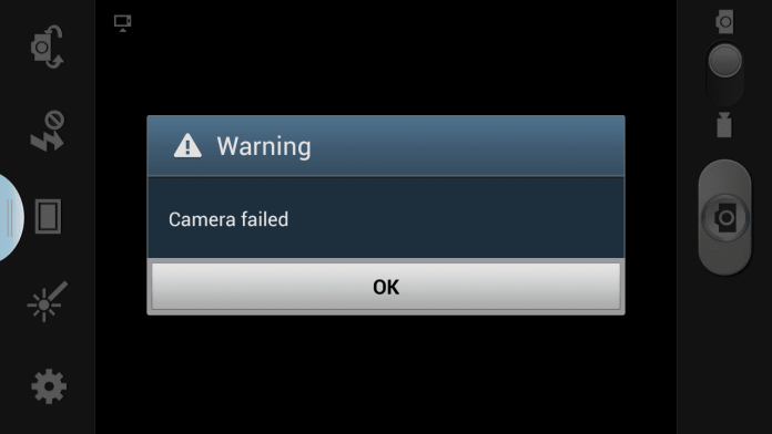 camera not working on Android