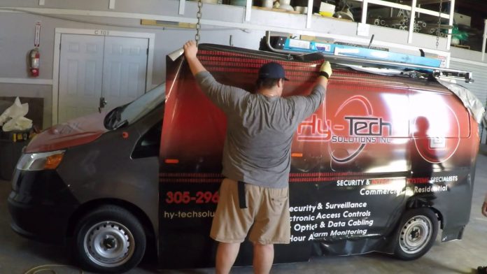 Fitting A Commercial Van Wrap